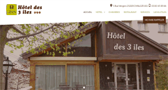 Desktop Screenshot of hotel3iles.com